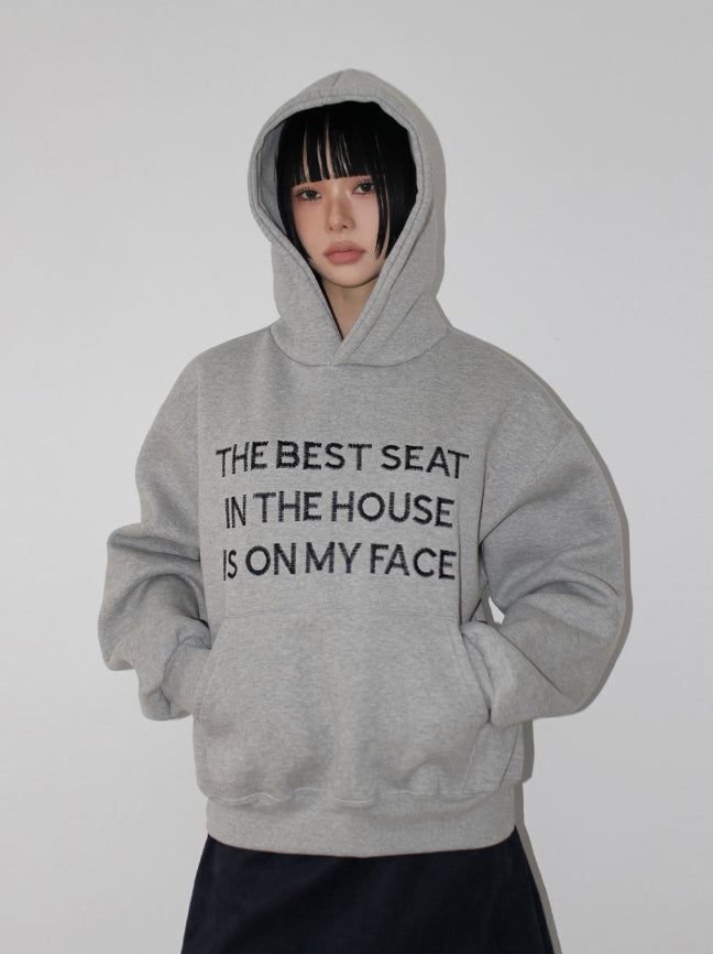 (Lining Brushed) HOUSE SOLID HOODIE