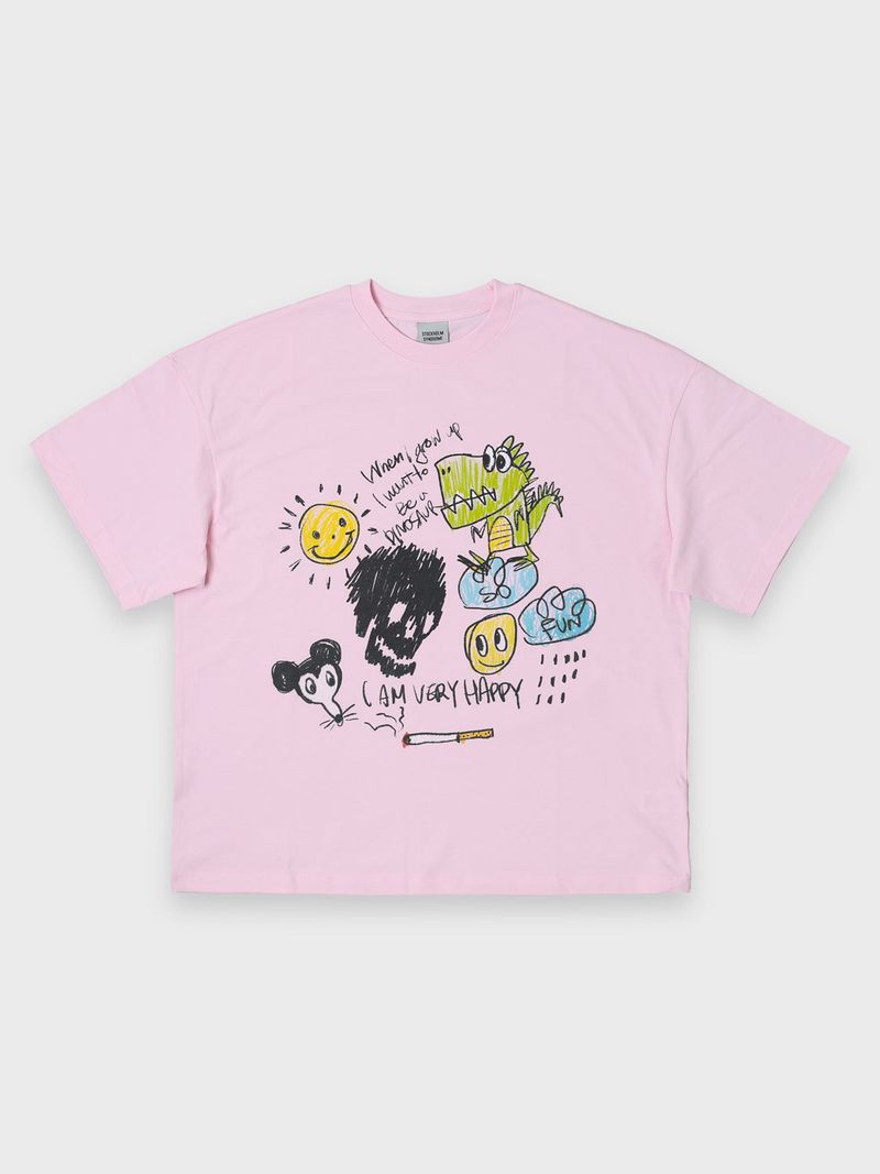 stockholm syndrome（ストックホルムシンドローム）の「ディノTシャツ - ピンク（トップス）」