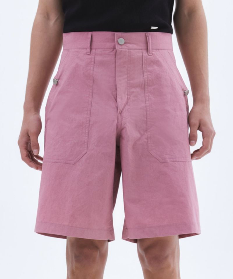 TRIP LE SENS（トリプルセンス）の「Washed Cotton Fatigue Bermuda Pants_Pink  （Pants）」