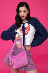 LOTSYOU（ロッツユー）の「Jennie Hobo Bag Pink（Bags）」