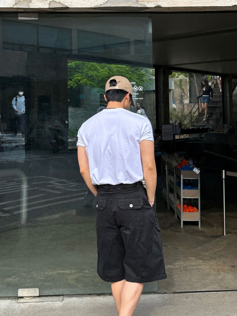 Lard dying bermuda cargo pants