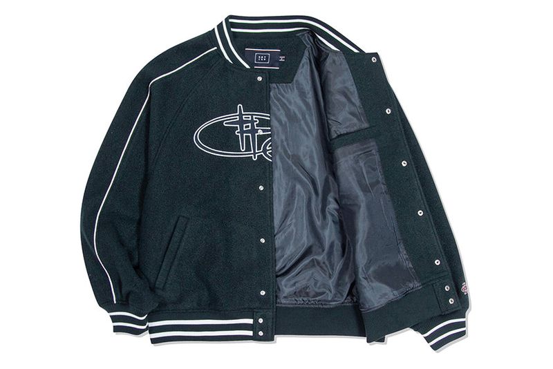 CASENTINO WOOL VARSITY JACKET