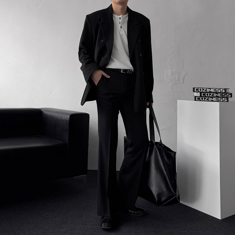 Travel Leather Line Big Shoulder Bag