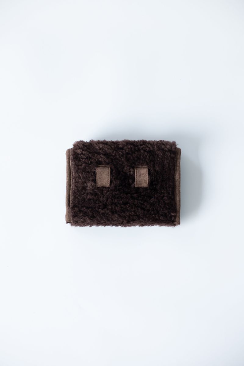 Boucle suede belt bag (Brown)