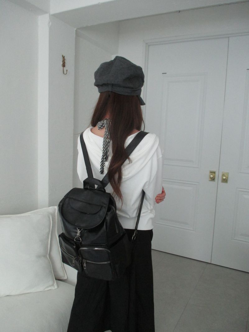 double pocket backpack