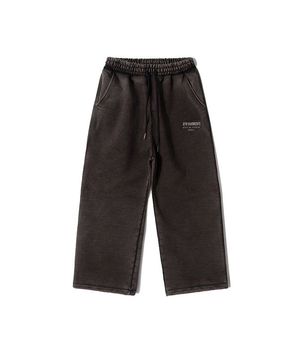 QT8 GARMENTS（キューティーエイトガーメント）の「RG String Washed Sweatpants (Black)（Pants）」