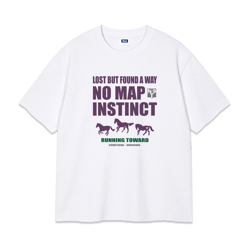 no map instinct over fit t-shirt (4color)
