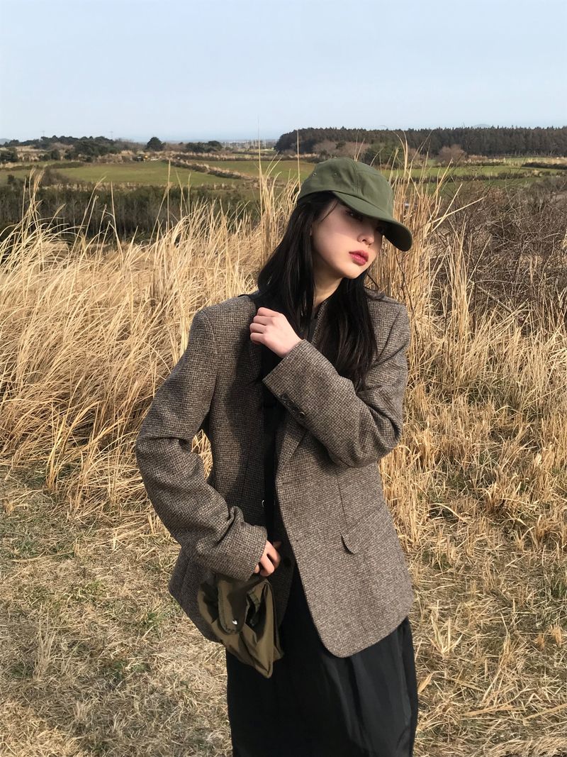 Tom check jacket