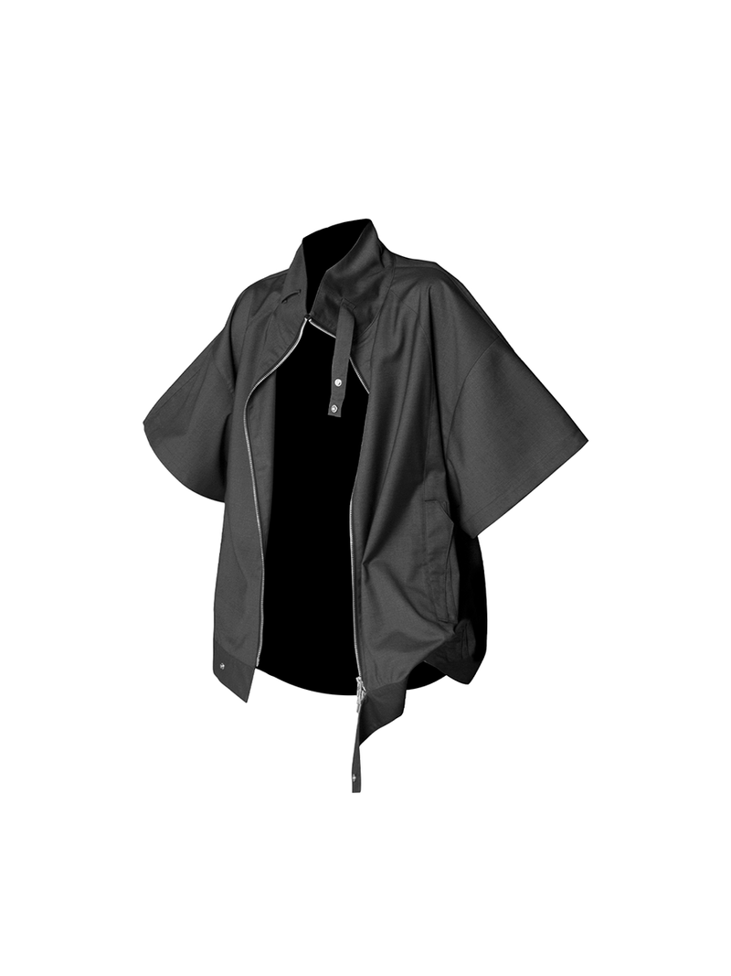 RELABEL（リレーベル）の「RELABEL Elements of Time (Continued) Hunting Minimalist Patchwork Linear Vintage Silhouette Short Sleeve Shirt（Tops）」
