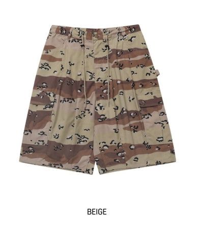 Lip cargo stopper Bermuda pants