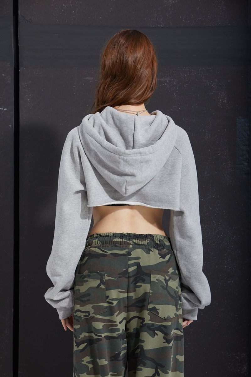 BADDIE CROPPED HOOD