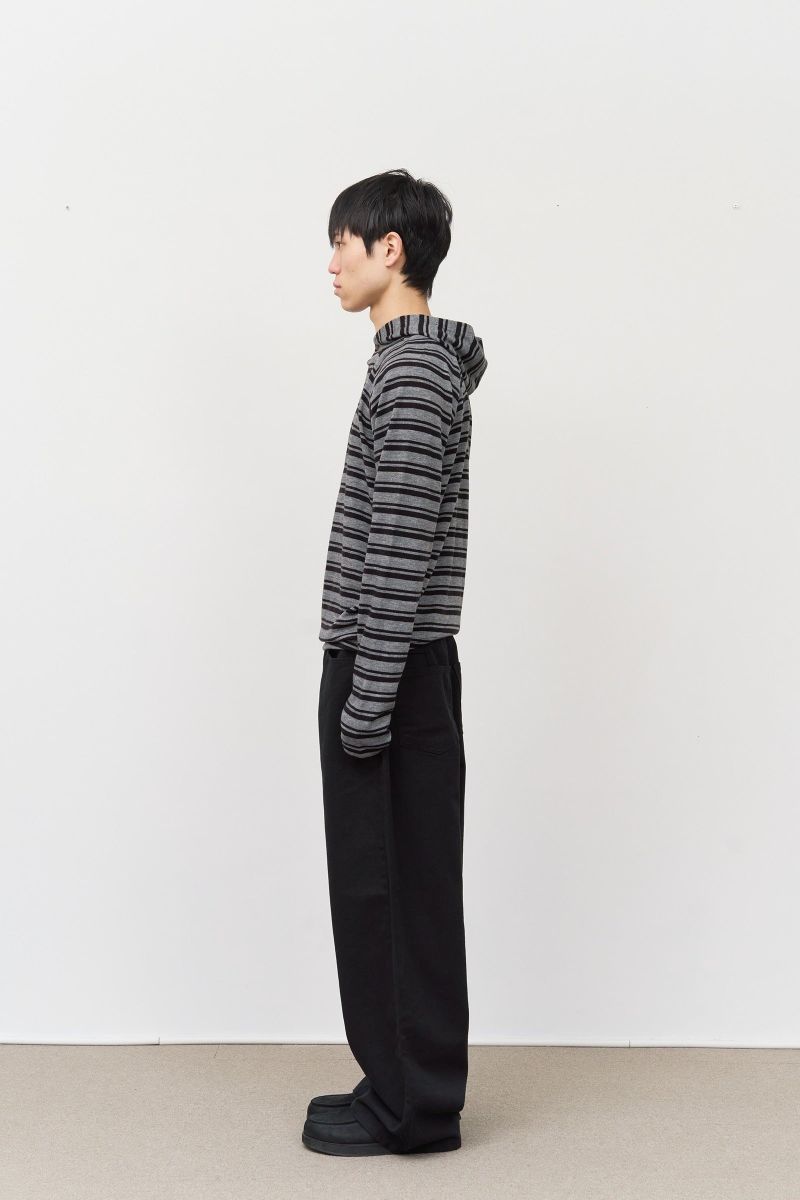 Su Striped Knitted Hoodie