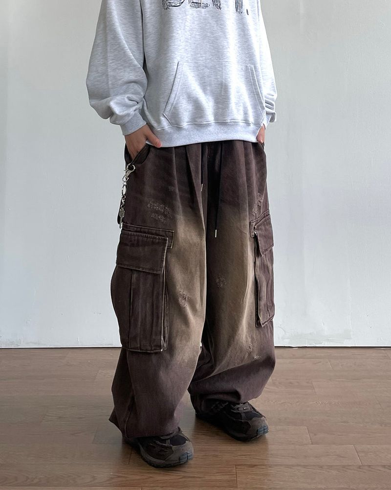 Boot Cargo Denim Pants
