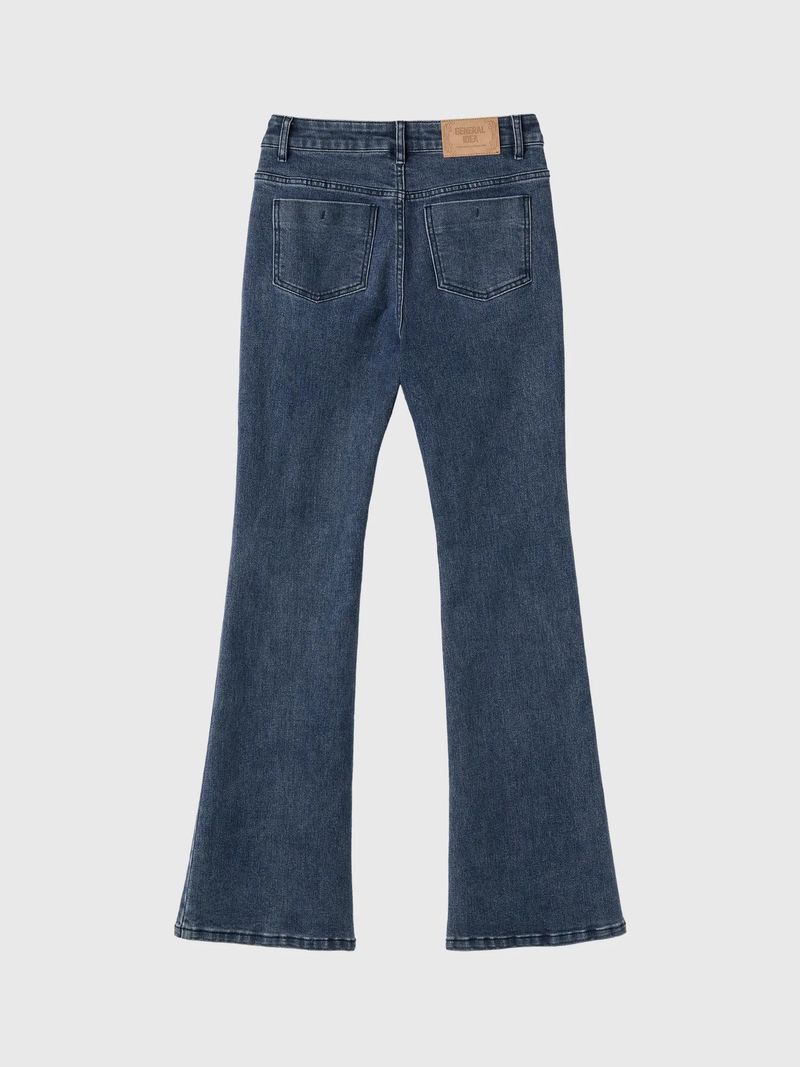 BOOTCUT WASHING DENIM PANTS