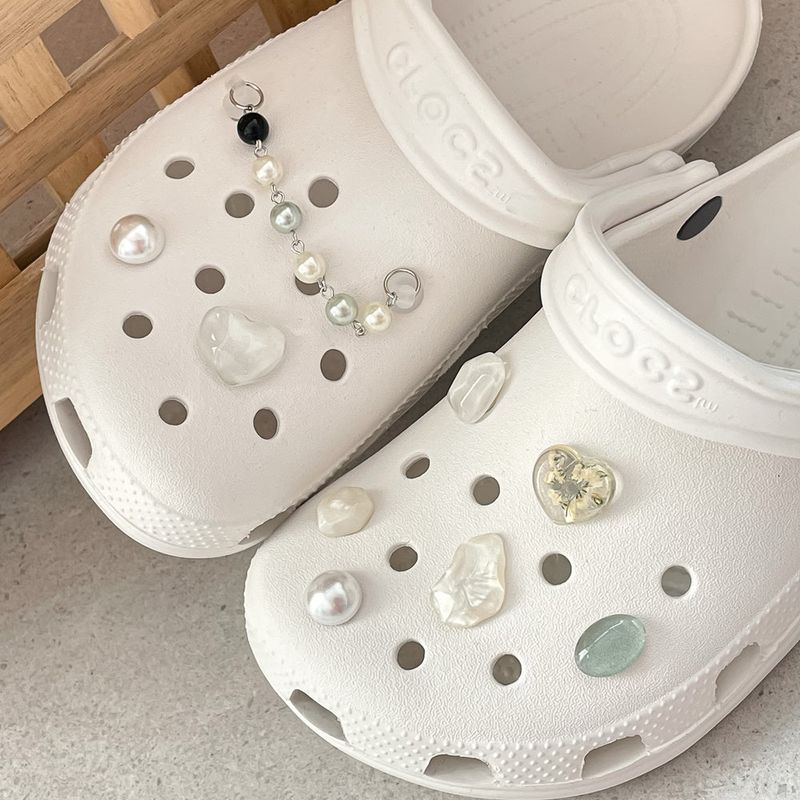 [made]warm colors resin shoes charm set 
