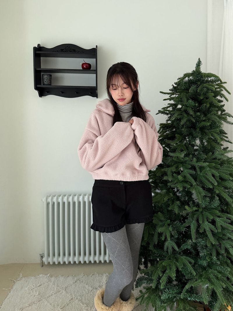 [MADE] MEMBER FLEECE HALF ZIP-UP