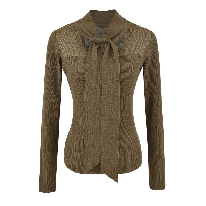 Selene Sheer Rib Scarf Knit