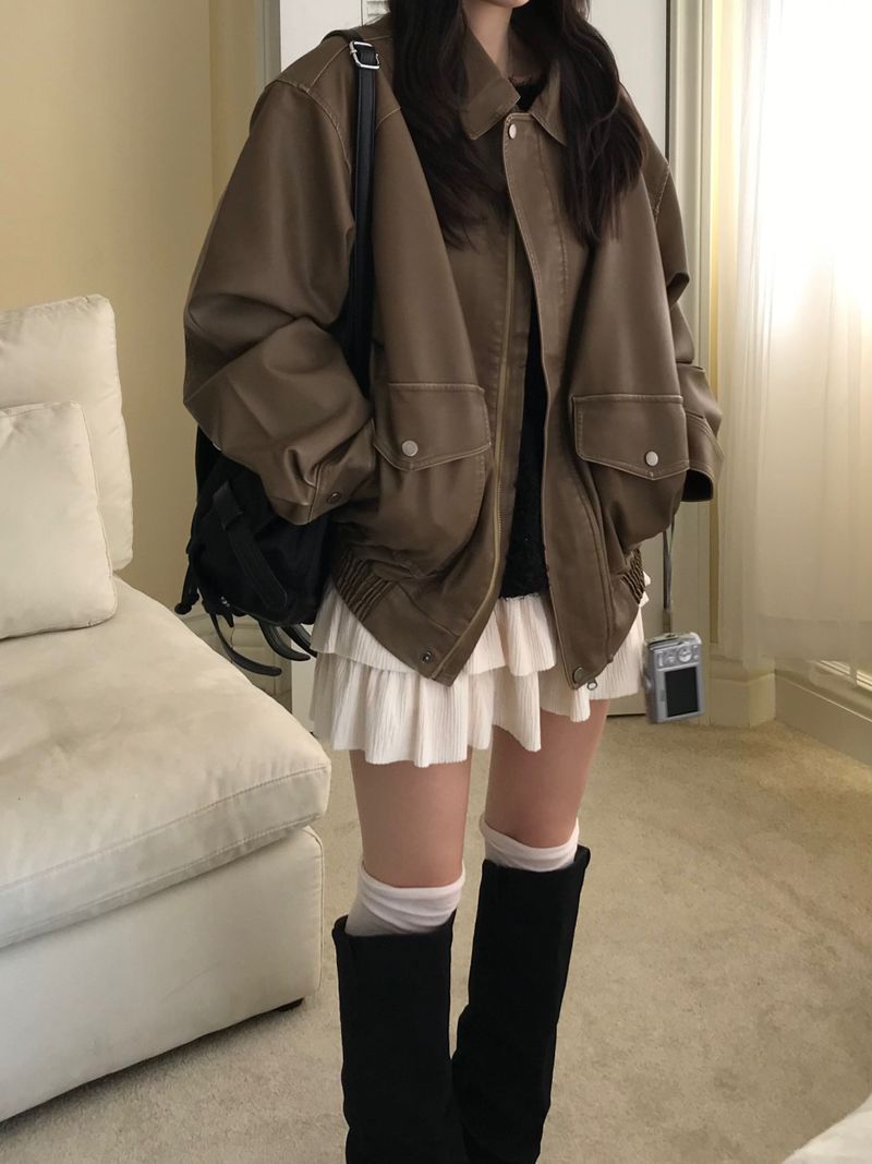 Zest Leather Jacket (3 colors)