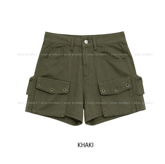 Luin Eyelet Cargo Shorts