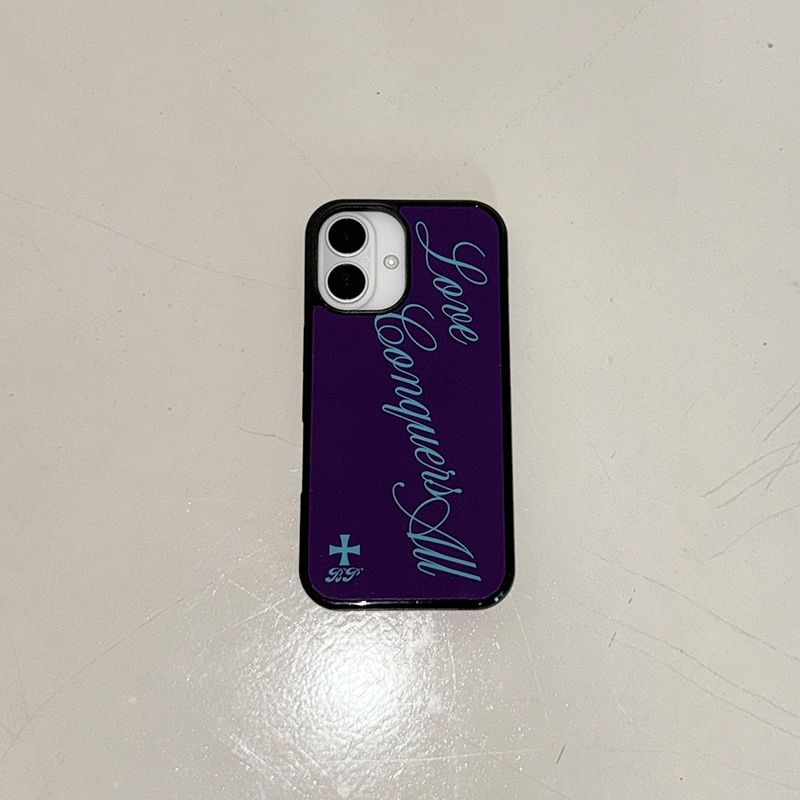 Love All glass case (purple)