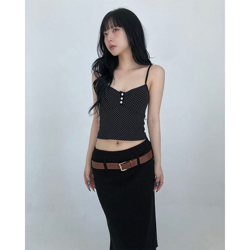 Dot Lace Sleeveless
