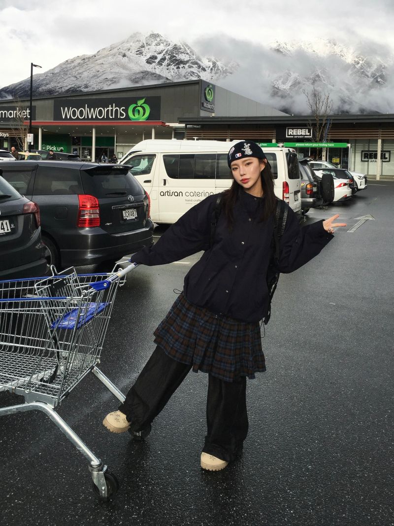 Birch Check Pattern Skirt (2c)