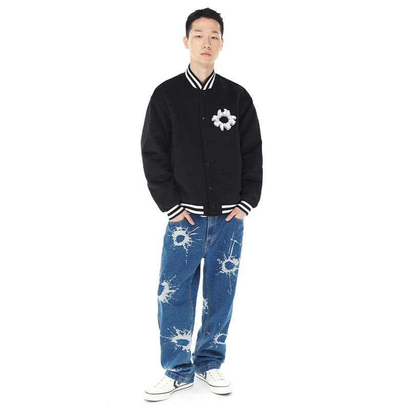 THROW UP VARSITY JACKET