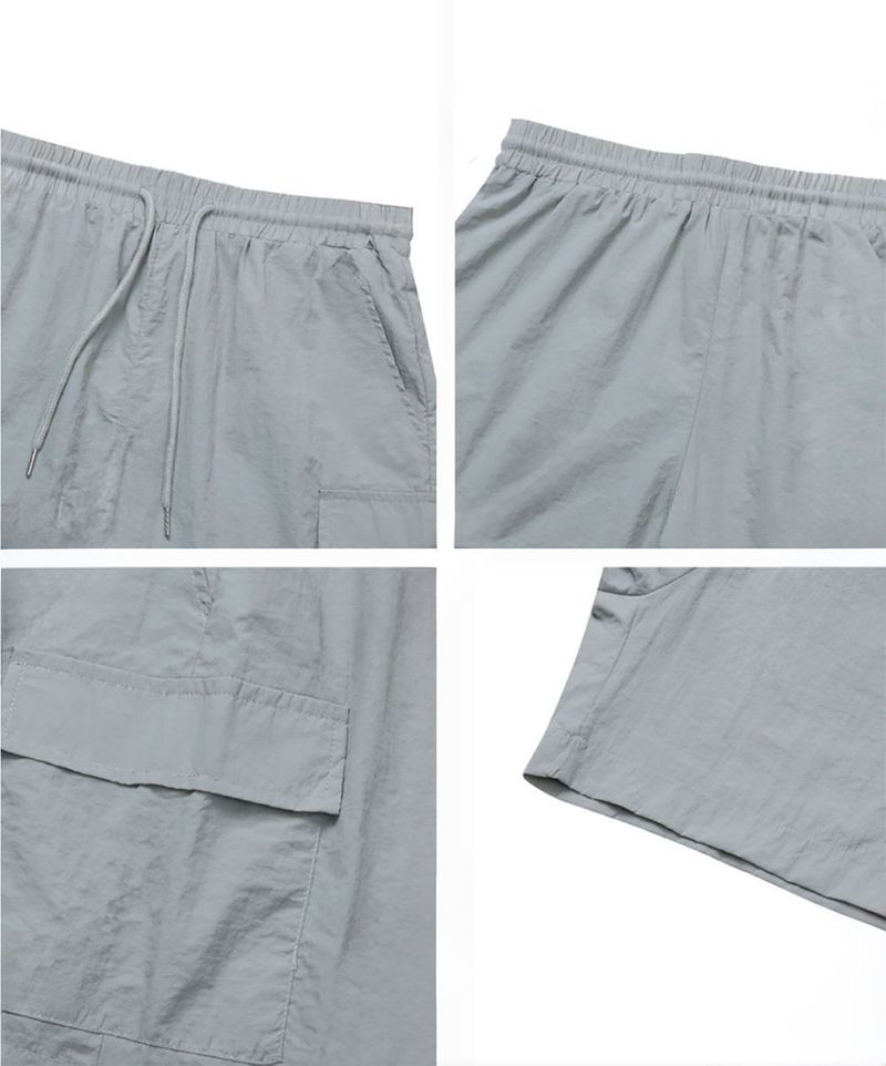 Funny nylon cargo pants
