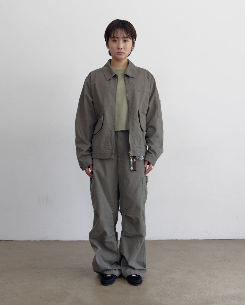 Vintage Washed Cotton Work Jacket