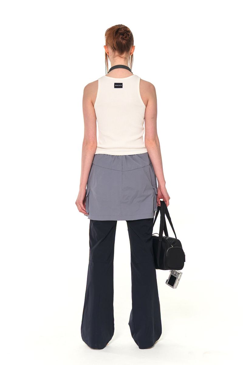 COLORS SKIRT PANTS (NAVY)