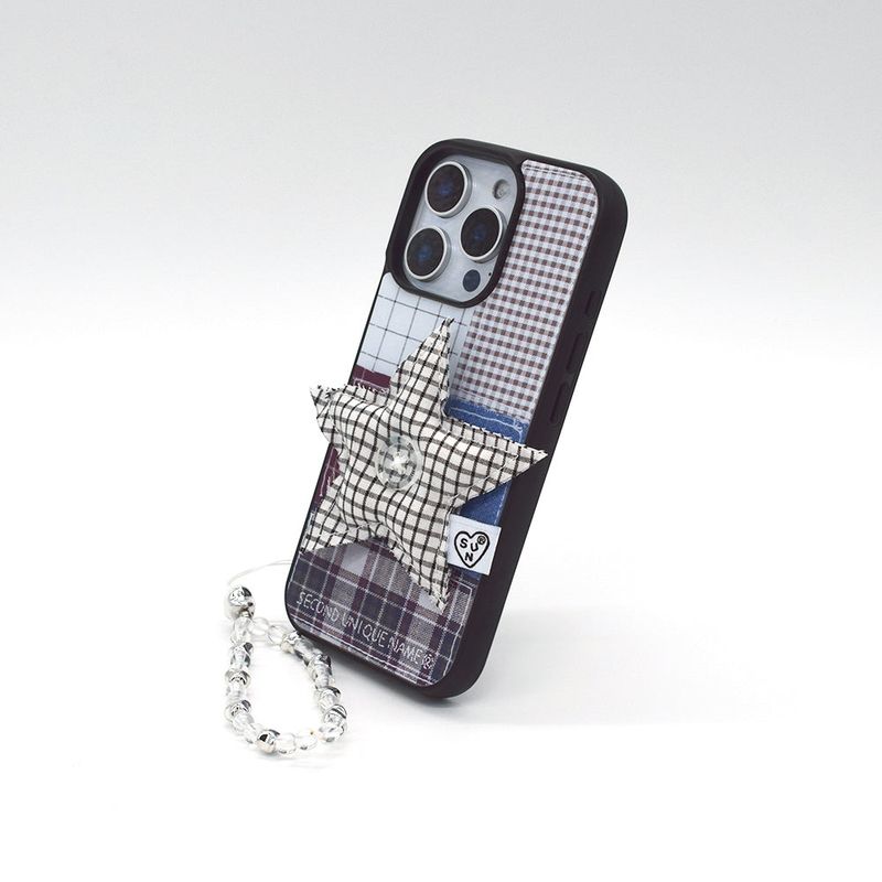 SUN CASE STAR PATCH WHITE