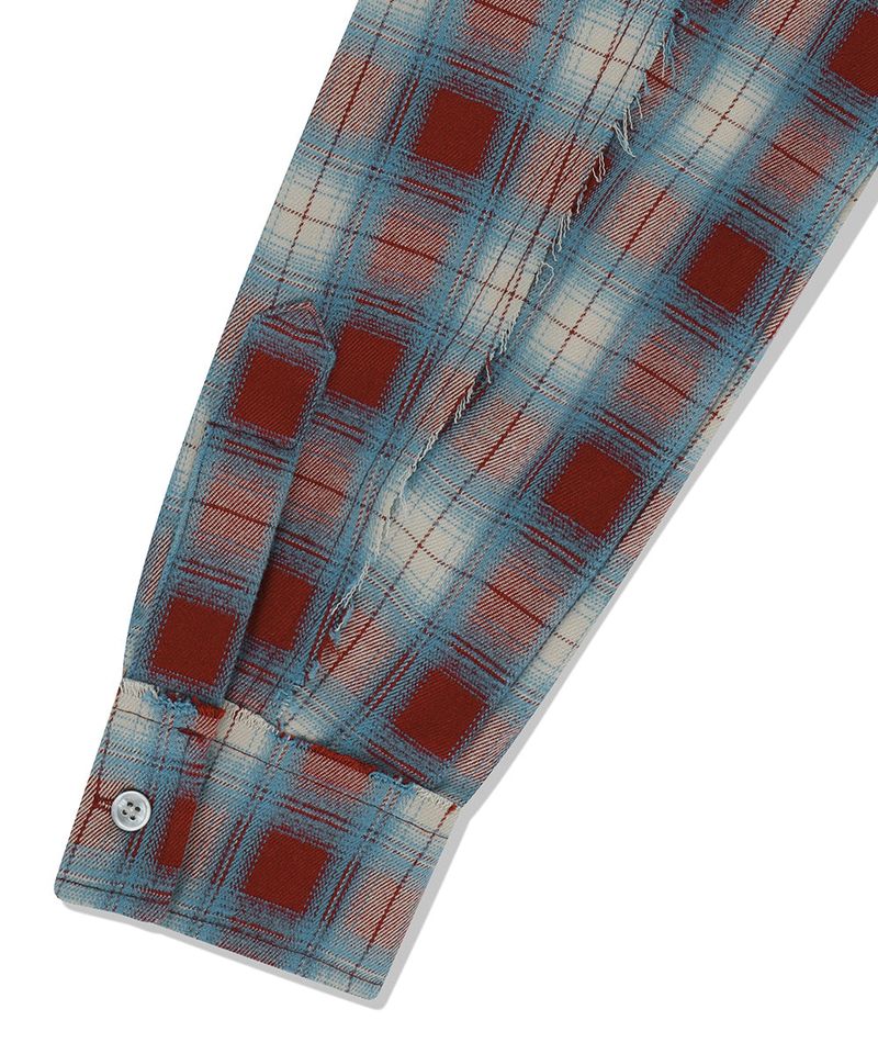 RAW CUT OMBRE SHIRT