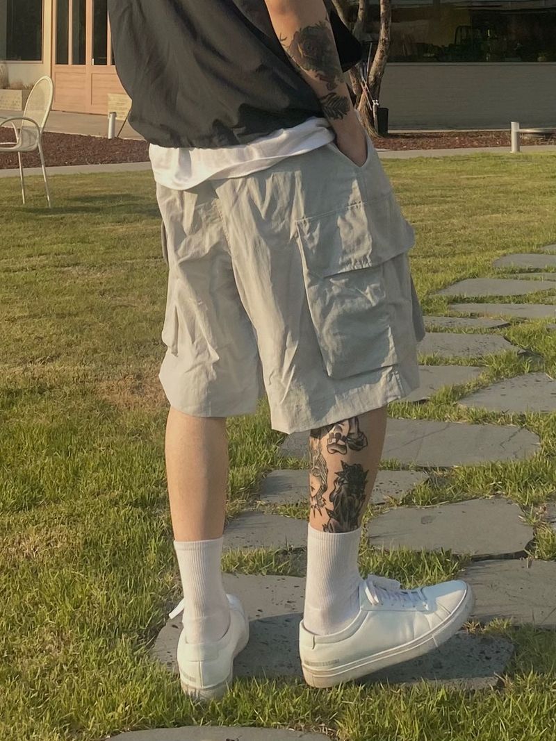 Mam's Nylon Cargo Bermuda Pants 2C