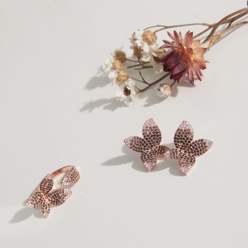 Rose Blossom Open Ring