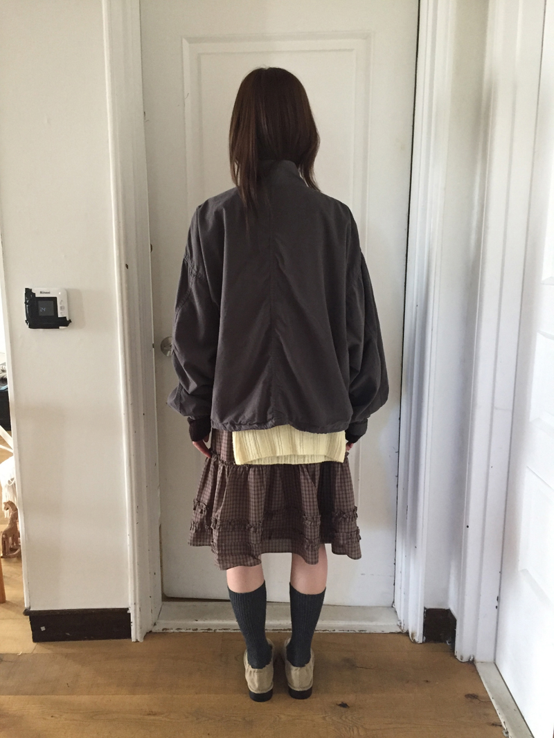 Bell half-neck peach field jacket (4color)