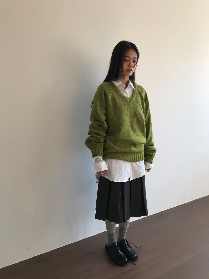PREP V-Neck Knit (8color)