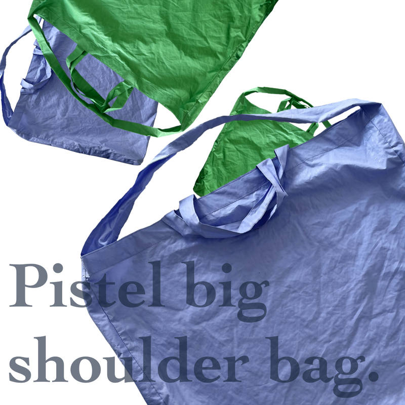 Pastel big shoulder bag