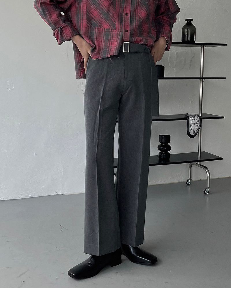 MT Belt Wide Slacks (2 colors)