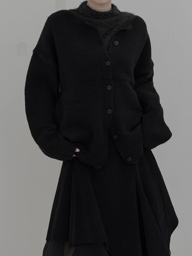 S Basic Knit Cardigan