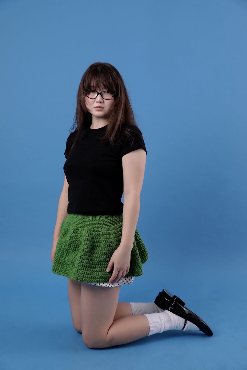 Crochet tutu skirt