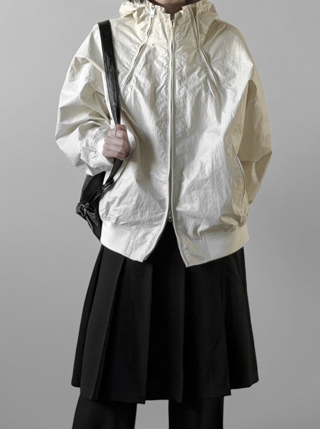 mnem（ムネム）の「(unisex) Trick Glossy Two-Way Jumper（Jackets/Outerwear）」