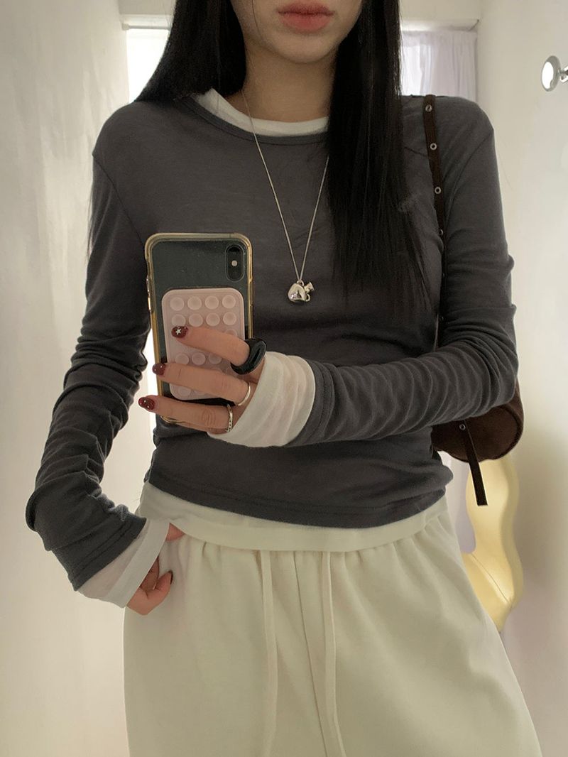 [MADE] Fodit Wool Tencel Layered Tee