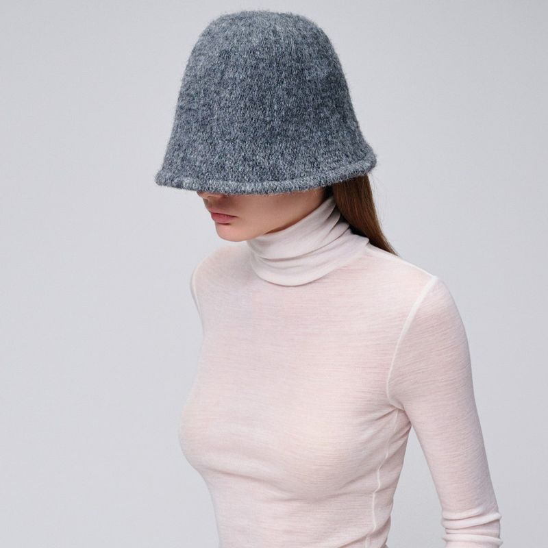 SIEOR(シオル)の「KARMA knit hat_charcoal(Hats)」