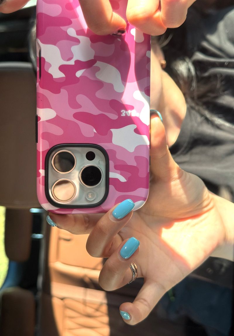 [PINK] CAMOUFLAGE Tuff Bumper Case / TREEFORFIVE345