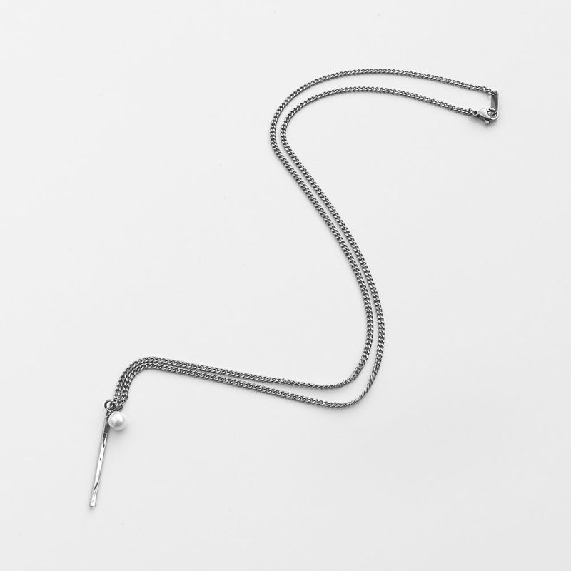 Unisex Necklace Stick Pendant_CLEF HI PEARL NEC