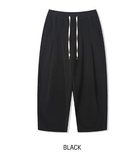 ノア ブラッシュド バルーン ピンタック ストリング パンツ