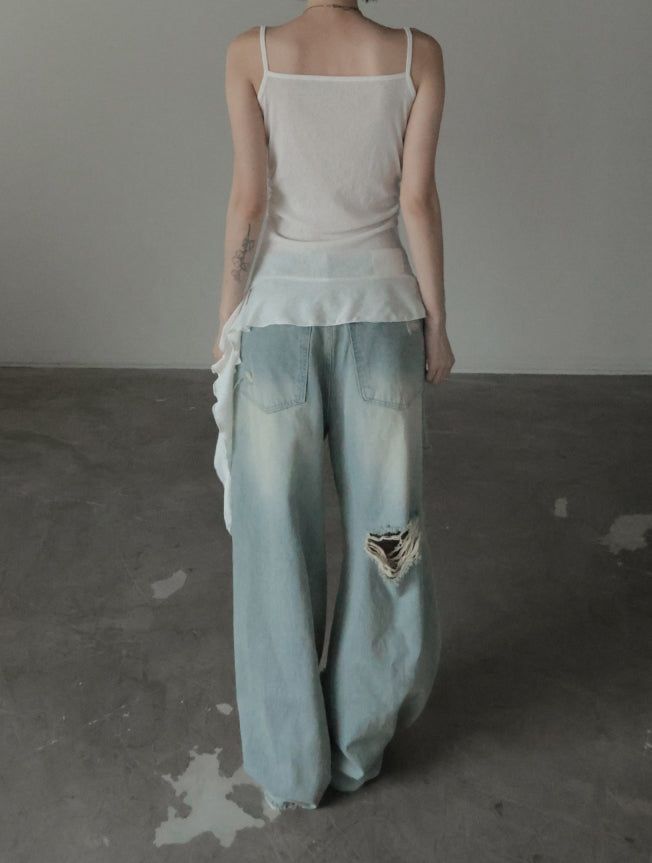 Bark Heavy Distressed Denim
