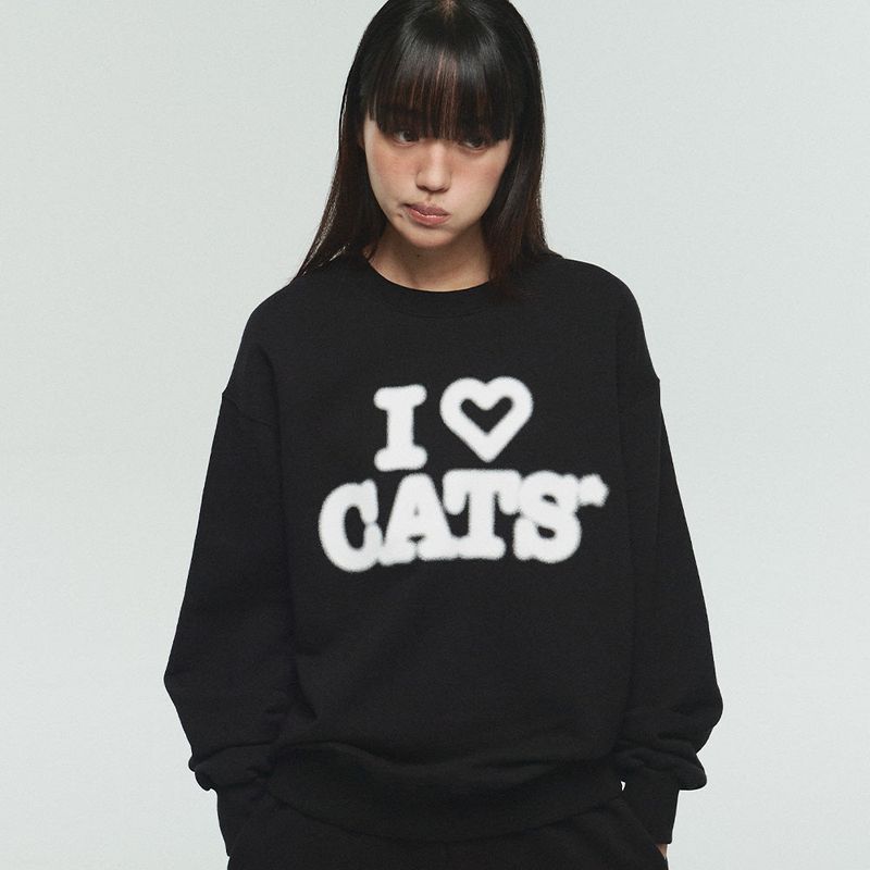 I LOVE CATS SWEATSHIRT