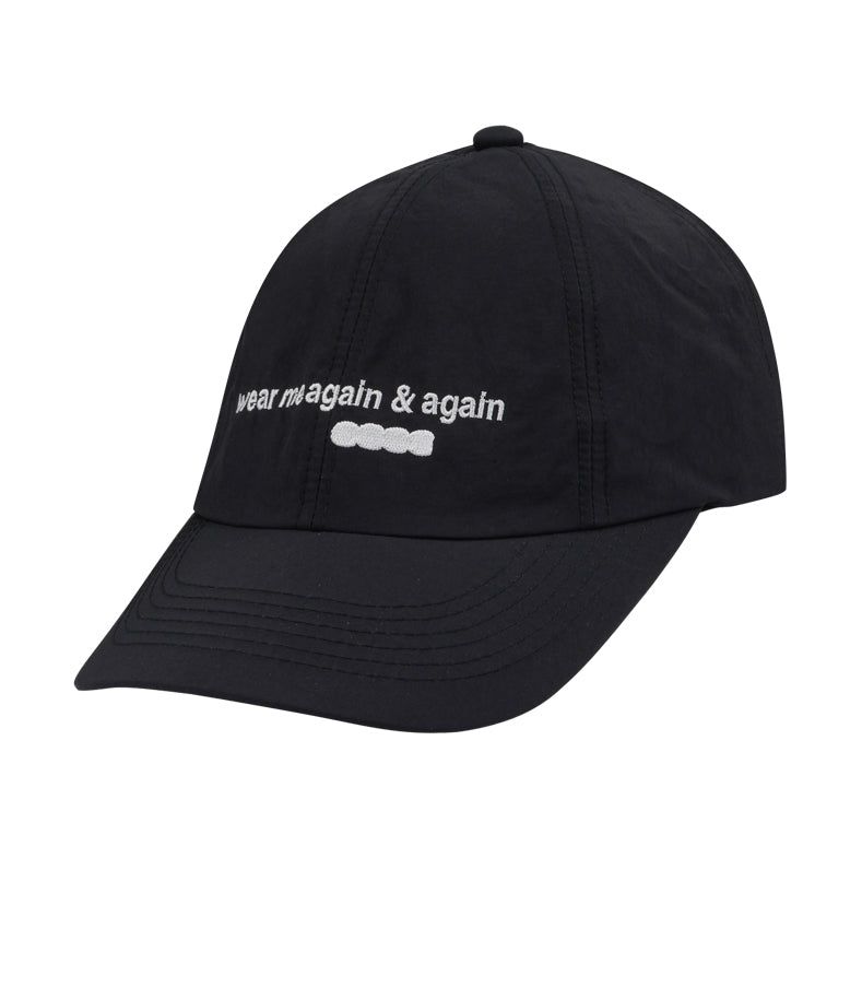 CHANCECHANCE（チャンスチャンス）の「WEAR ME AGAIN & AGAIN NYLON CAP(BLACK)（Hats）」