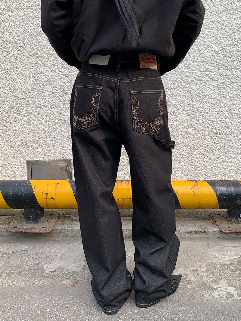 TWIST CARPENTER RAW JEANS